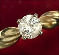 $3300 14K  3.27G Natural Diamond 0.44Ct I2 G  Ring