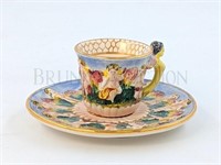 CAPODIMONTE CUP & SAUCER