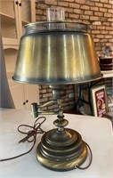 1960s Brushed Brass Table Lamp