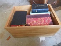 crate w vintage books