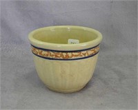 RW sponge band 4" bowl w/ "Pierron Pottery Co.