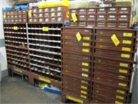 Lawson Parts Cabinets w/ Contents Including: