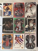 Lot of 9 NBA Basketball Prizm, Color, Rookies