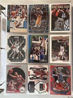 Lot of 9 NBA Basketball Prizm, Color, Rookies