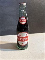 VINTAGE SEALED DR PEPPER 10 2 AND 4 SODA BOTTLE