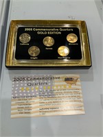 2005 commemorative quarters gold edition