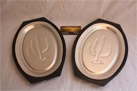 Steak Plates w/Removable Inserts (2)