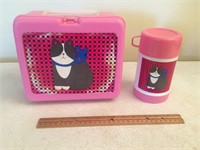 Pink Kitty Cat Lunchbox with Thermos