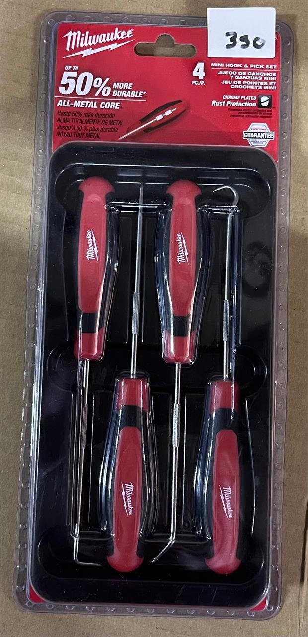 Milwaukee 4pc Mini Hook & Pick Set