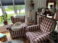 Two Plaid Chairs