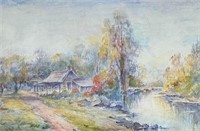 H.Marion Holly - Country Cottage Near River