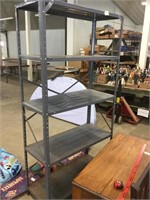 6 foot tall lightweight metal shelving unit
