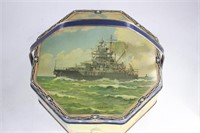 LOOSE WILES BISCUIT COMPANY TIN USS IDAHO