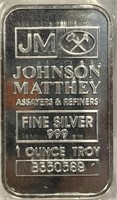 S - 1 TROY OZ .999 FINE SILVER (P)