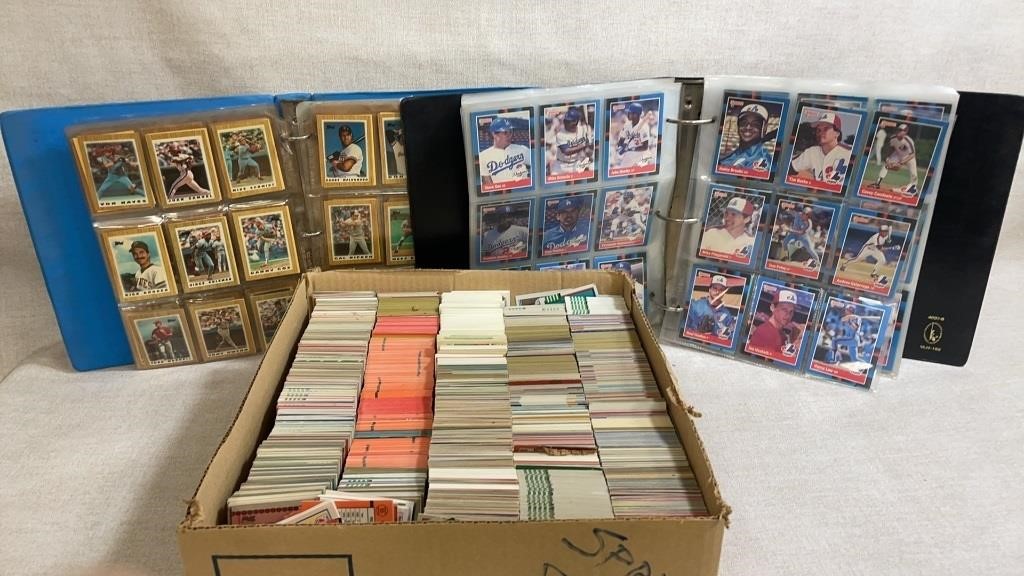 Large collections of vtg 1980-1990 baseball cards