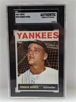 1964 Topps Roger Maris #225 SGC AU Trimmed