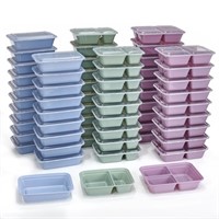 E4578  Mainstays Meal Prep Food Containers, 120 Pc