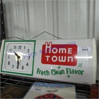 Home town lighted clock - untested