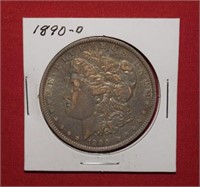 1890-O Morgan Silver Dollar