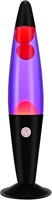 EDIER Magma Lamp, 16 Inch Black Motion Lamp Purple
