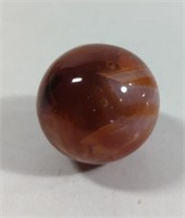 Polished Carnelian Agate Small Stone Sphere