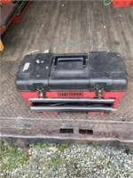 Craftsman light tool box with some tools including