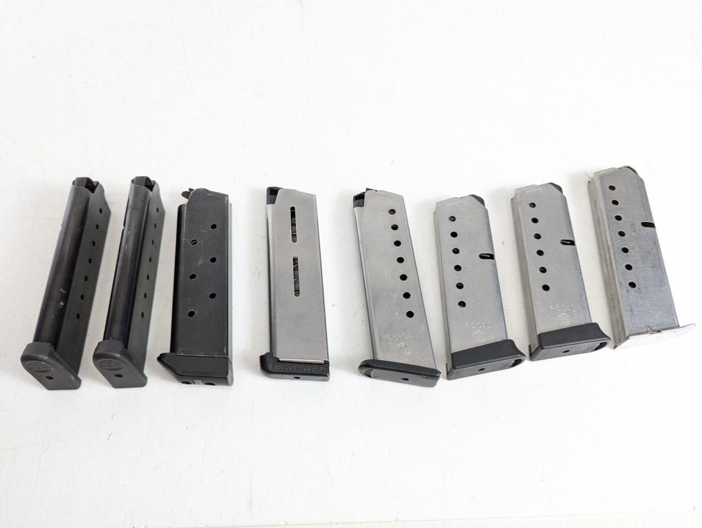 (8)Assorted 9mm Empty Magazine[Taurus&more]