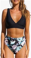 L Hilinker Women High Waisted Two Piece Bikini Set