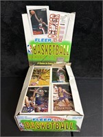 Box of Fleer 93-94 Basketball Cards