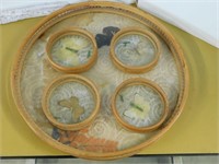 SERVING TRAY WITH COASTERS