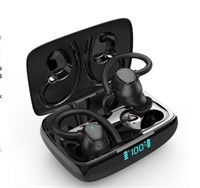 Wireless Bluetooth Earphones with Mic, Deep Bass H