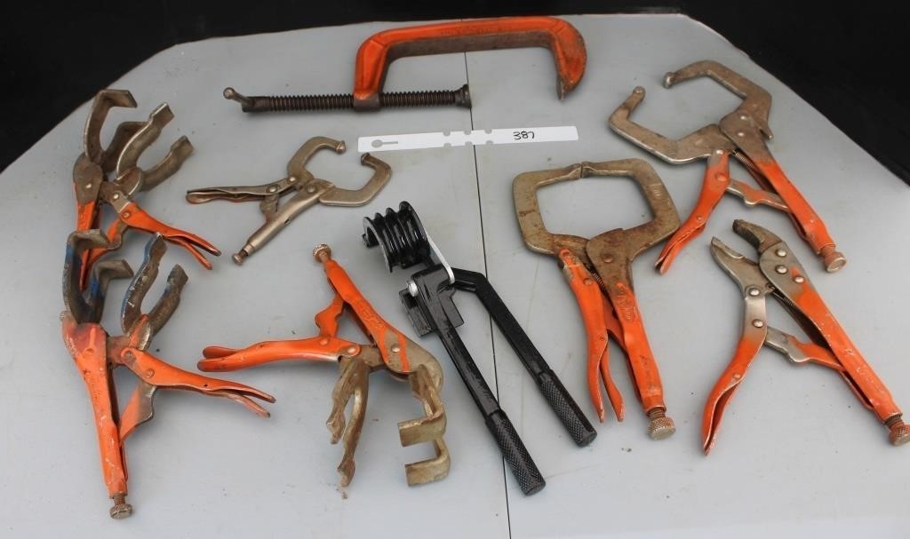 Pipe wrenches; clamps