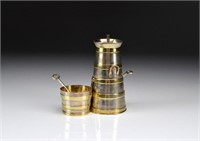 VICTORIAN ENGLISH SILVER NOVELTY CONDIMENT SUITE