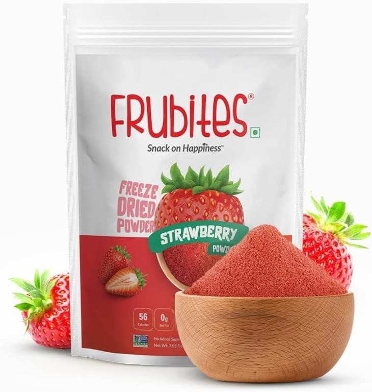 Sealed - Frubites freeze-dried Strawberry powder
