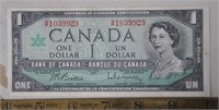 1967 Canada 1 dollar bank notes