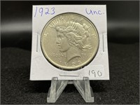 Peace Silver Dollars :   1923