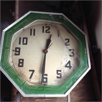 Vintage neon clock - needs work