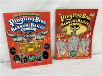 (2) 1970 RINGLING BROS BOOKS W/ POSTER