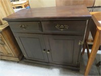 SOLID WOOD 2 DR/2 DO BUFFET SERVER/CHEST