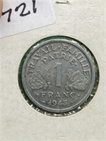 COIN - WWII FRANCE 1943