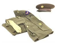 Vintage US Air Force Jacket Pants Hat Tie