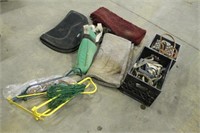 (2) CRATES LEAD ROPES, HALTERS AND BITS WITH (3)
