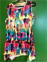 ($39) women’s summer sleeveless tunic top,Size:3XL