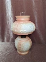 Pink & White Kerosene Lamp