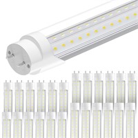 lvsdak T8 Led Bulbs 4 Foot, 5000K 45W 5850LM 24-Pa