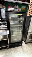 TRUE 1-GLASS DOOR COOLER W/SIDE WINDOWS