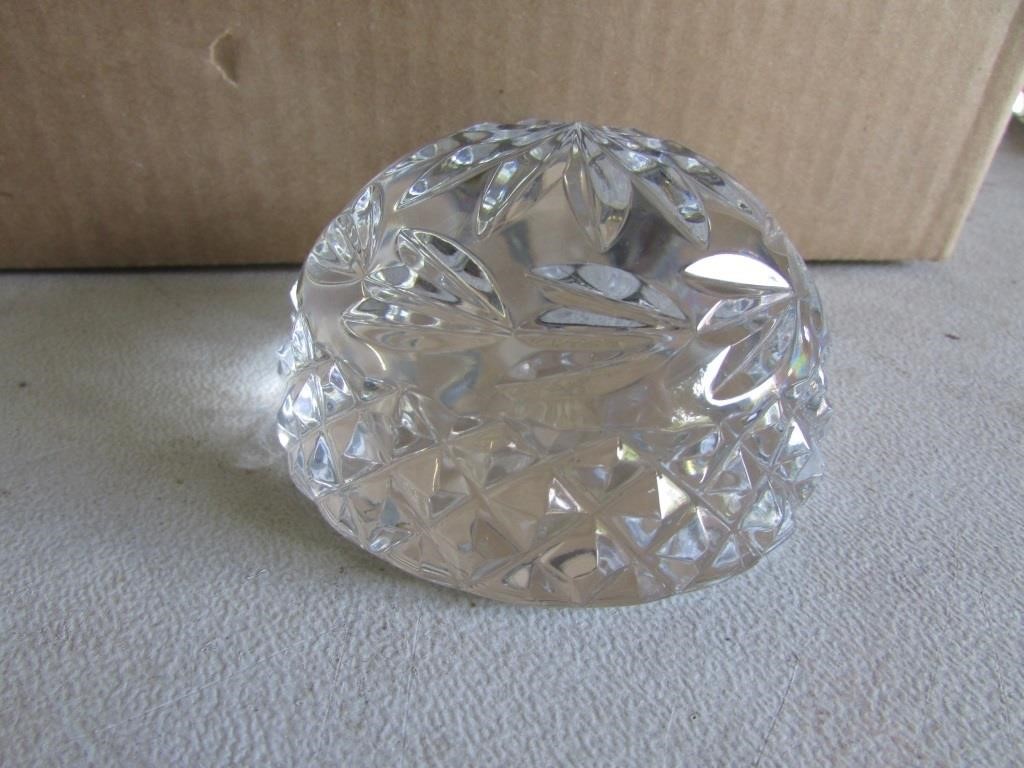 irish crystal paperweight