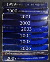 1999-2007 US PROOF SETS