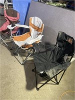 3 nice folding lawn chairs