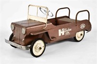 Original Hamilton Jeep Pedal Car